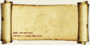 Jasna Aćimović vizit kartica